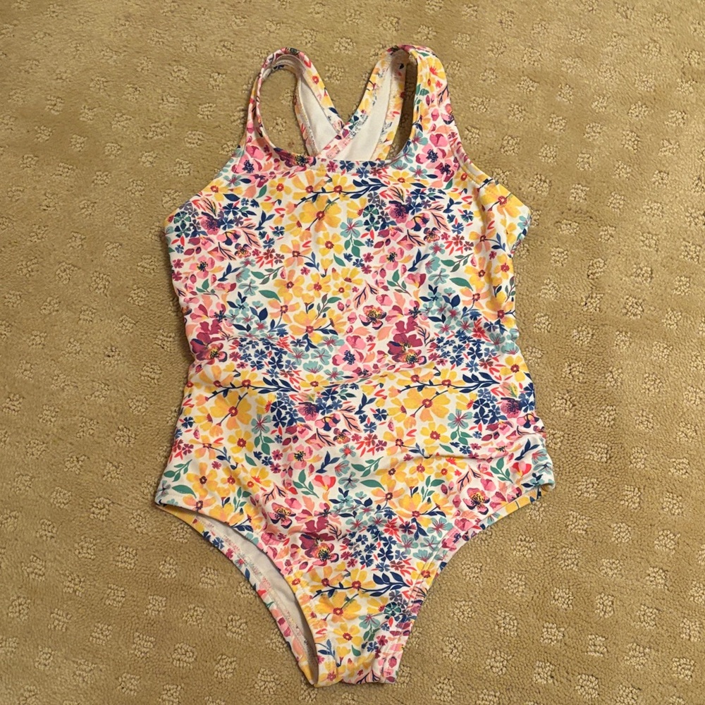 GAP Floral One-Piece Swimsuit Size 5